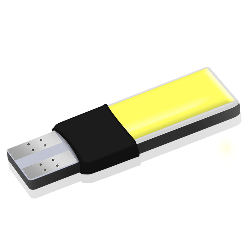 LED  Диодни Крушки За Габарит, Силикон, COB, Т10 W5W, 300lm, 12V, Бели