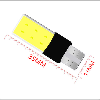 LED  Диодни Крушки За Габарит, Силикон, COB, Т10 W5W, 300lm, 12V, Бели