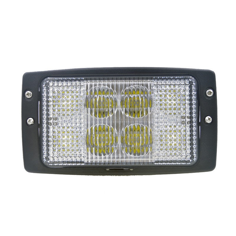 LED Диоден Халоген LED Фар -3200lm 18x10cm 40W PRO Koмбайн Трактор