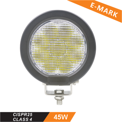 LED Диоден Халоген LED Фар - 3825lm 12,6cm 45W PRO - Трактор, Комбайн - John Deere OEM RE19079 AR85260 RE12718