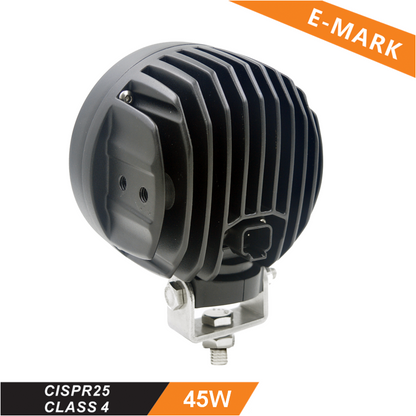 LED Диоден Халоген LED Фар - 3825lm 12,6cm 45W PRO - Трактор, Комбайн - John Deere OEM RE19079 AR85260 RE12718