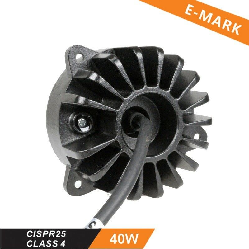 LED Диоден Халоген LED Фар - 3400lm 8,4cm 40W PRO - ОЕМ Case IH, Challenger, RoGator, John Deere, New Holland