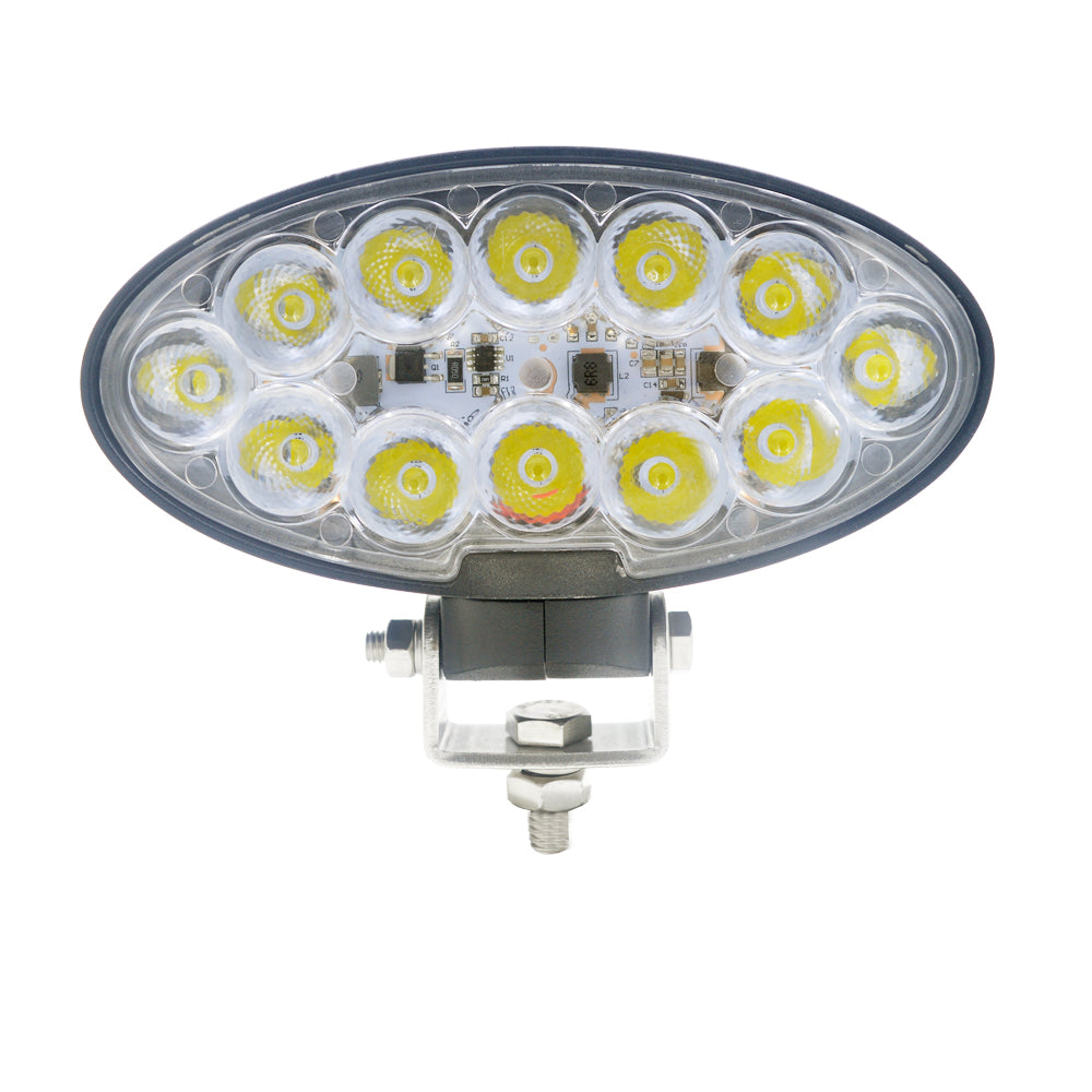 LED фар 5100lm 178mm 60W PRO - за трактор, комбайн John Deere 6195R