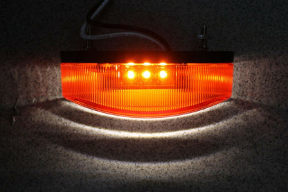 LED Диоднa Светлинa, Вертикален, Висящ Монтаж , Предна, Задна, LED Лампа, Бяло, Червено, 6 Диода, 12V/24V E-Mark