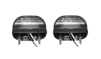 2 Броя Комплект LED Oсветление, Led Плафон за Регистрационен Номер, 12V-24V, 75X45mm