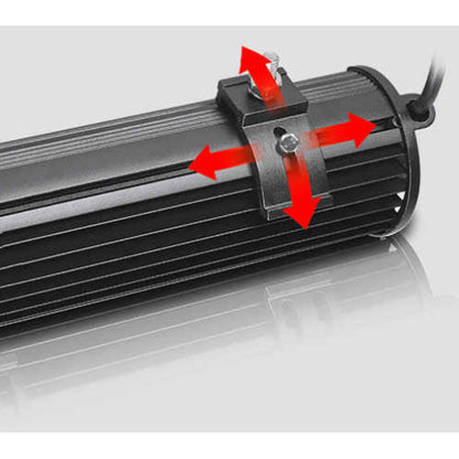 30см 7600lm 72W LED Бар, Насочена Spot Светлина, 12V 24V, Регулируемо Долно Захващане