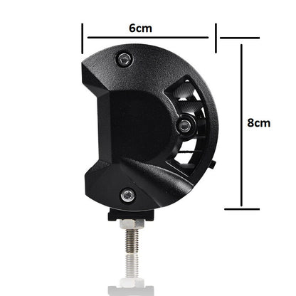 30см 7600lm 72W LED Бар, Насочена Spot Светлина, 12V 24V, Регулируемо Долно Захващане
