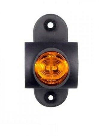 1 брой LED  Габарит Рогче12V-24V 3 SMD Диода,Тройна Функция :Червена, Бяла, Жълта Светлина, 3D Светлинен Ефект