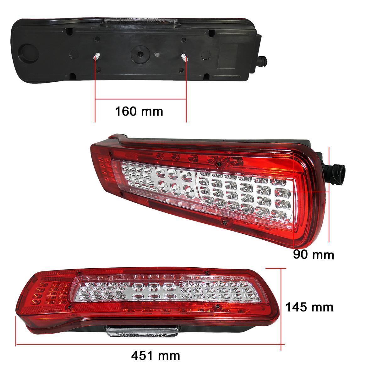 Комплект LED  Стопове Диодни със Светлина За Номер, Зумер Заден Ход, 24V, За Волво Volvo FH4 2013+
