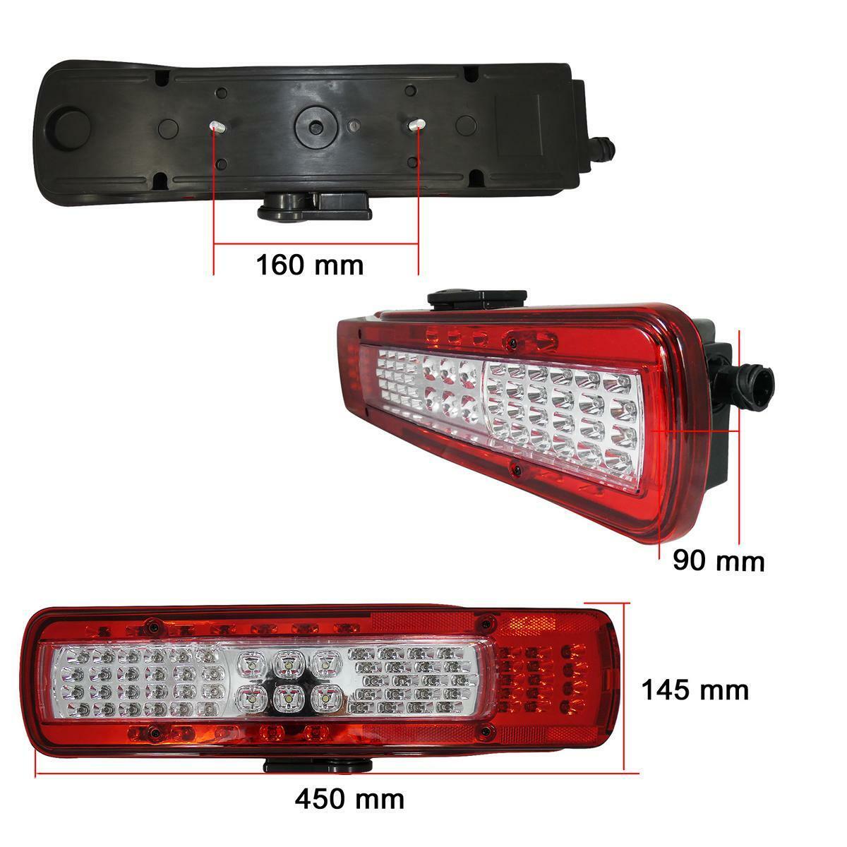 Комплект LED  Стопове Диодни със Светлина За Номер, Зумер Заден Ход, 24V, За Волво Volvo FH4 2013+