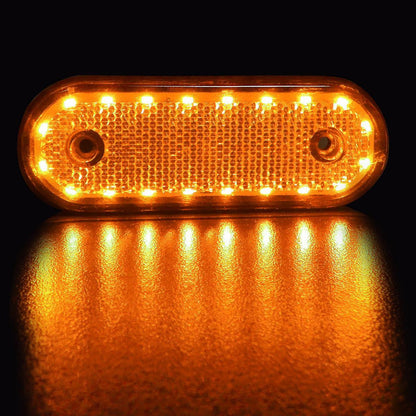 LED Диоден Габарит Със Стойка, Червен или Жълт Цвят, Маркер, 20 Диода, 12V - 24V