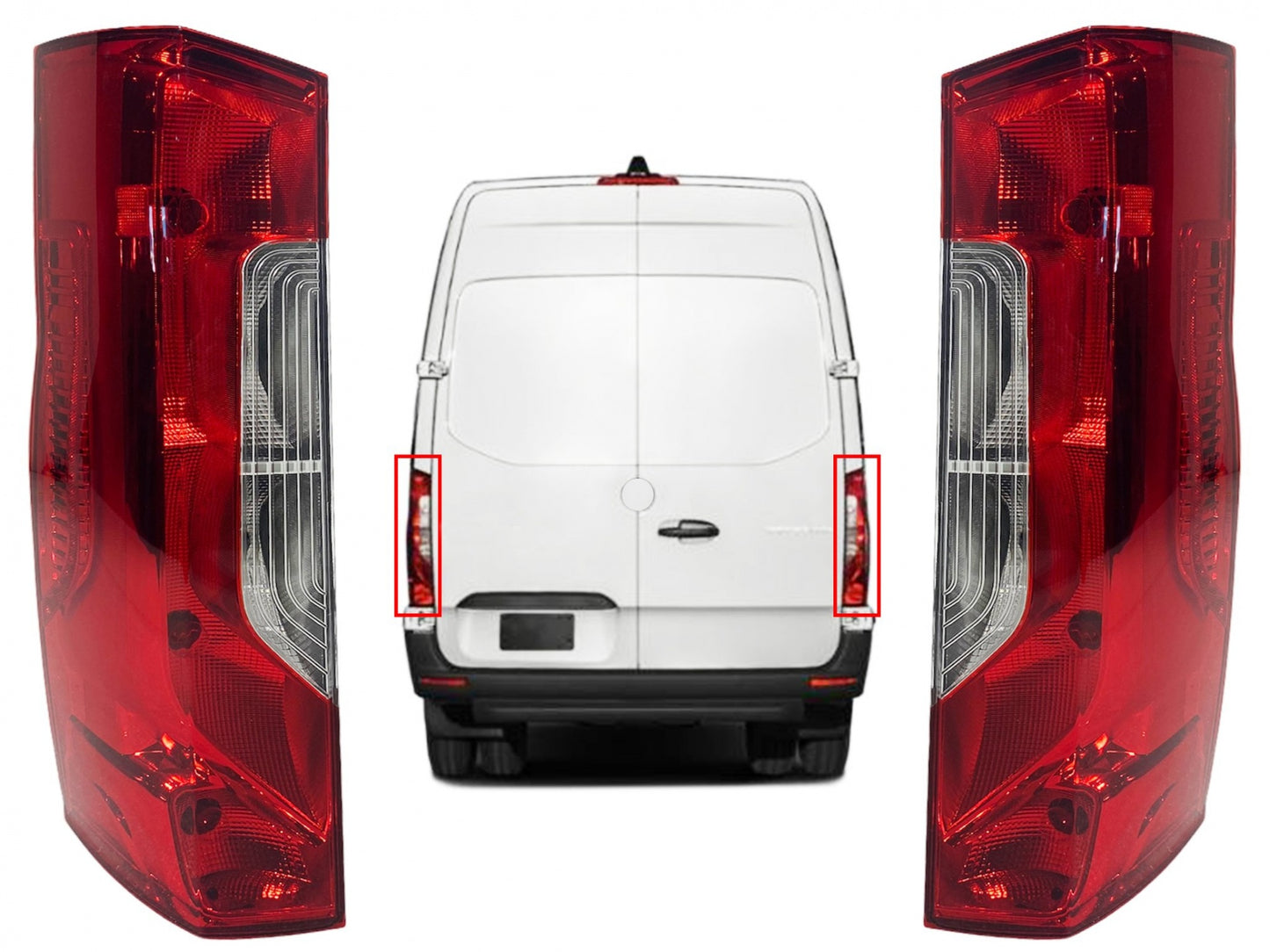 Комплект Ляв Десен Стопове Стоп За Мерцедес Mercedes Спринтер Sprinter W907 W710 2018+