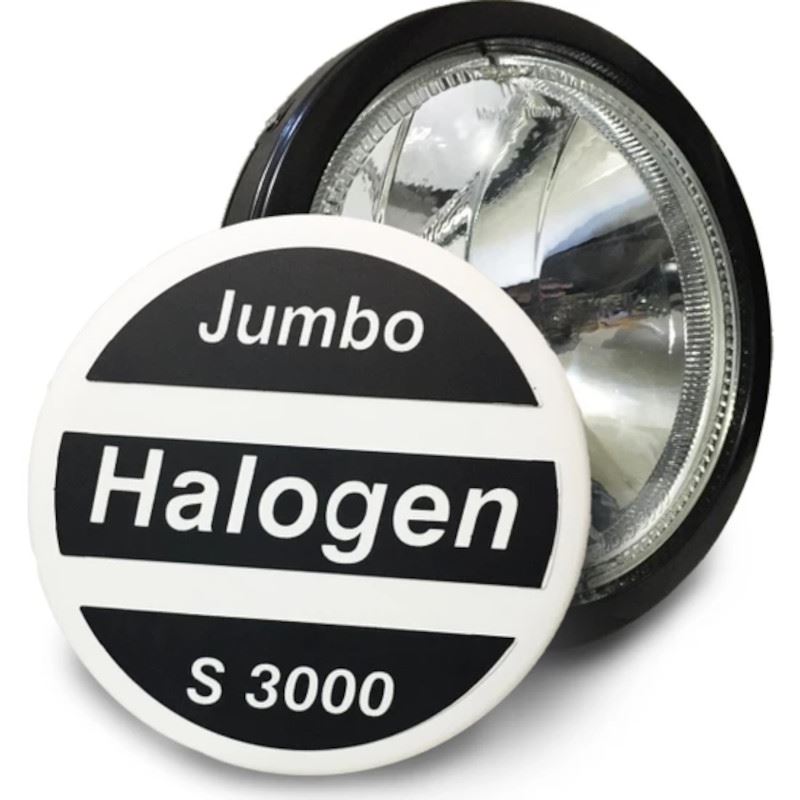 Комплект 2 Броя Халоген, Фар, Ø 225мм, 12V 24V, Крушка H1 + 6 LED Диода, E-Mark, За Камион, Трактор, Багер, Земеделски Машини и др.