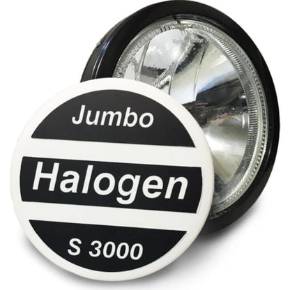 Комплект 2 Броя Халоген, Фар, Ø 225мм, 12V 24V, Крушка H1 + 6 LED Диода, E-Mark, За Камион, Трактор, Багер, Земеделски Машини и др.