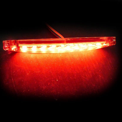 1 брой LED Червен Диоден Маркер Габарит Токос със 9 светодиода за камион ремарке бус ван каравана платформа 24V