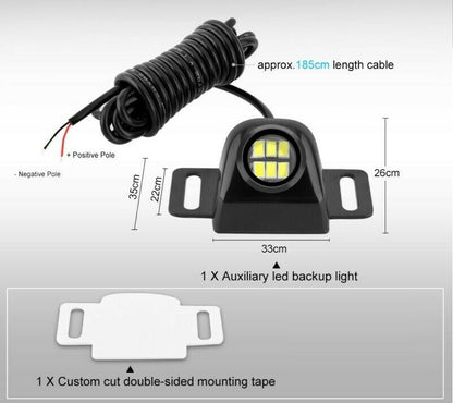 LED  Диодна Светлина За Заден Ход, 12V - 24V, 5W, 1200lm,