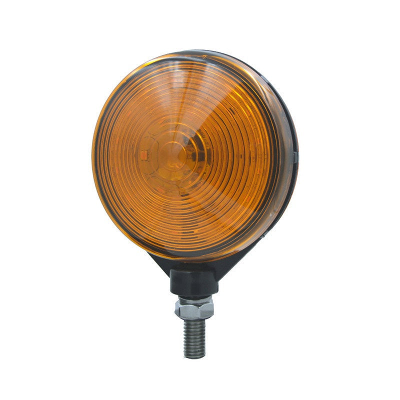 LED  Диоден Мигач, Флаш, Аварийна Светлина, 48W, 12V-24V, 109mm, За Трактор, Земеделски, Селскостопански машини