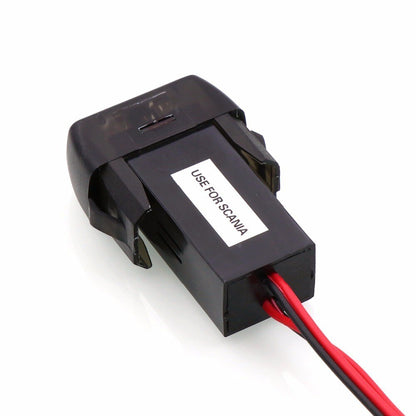 Двоен УСБ USB порт за вграждане за Скания Scania Р R П P Г G