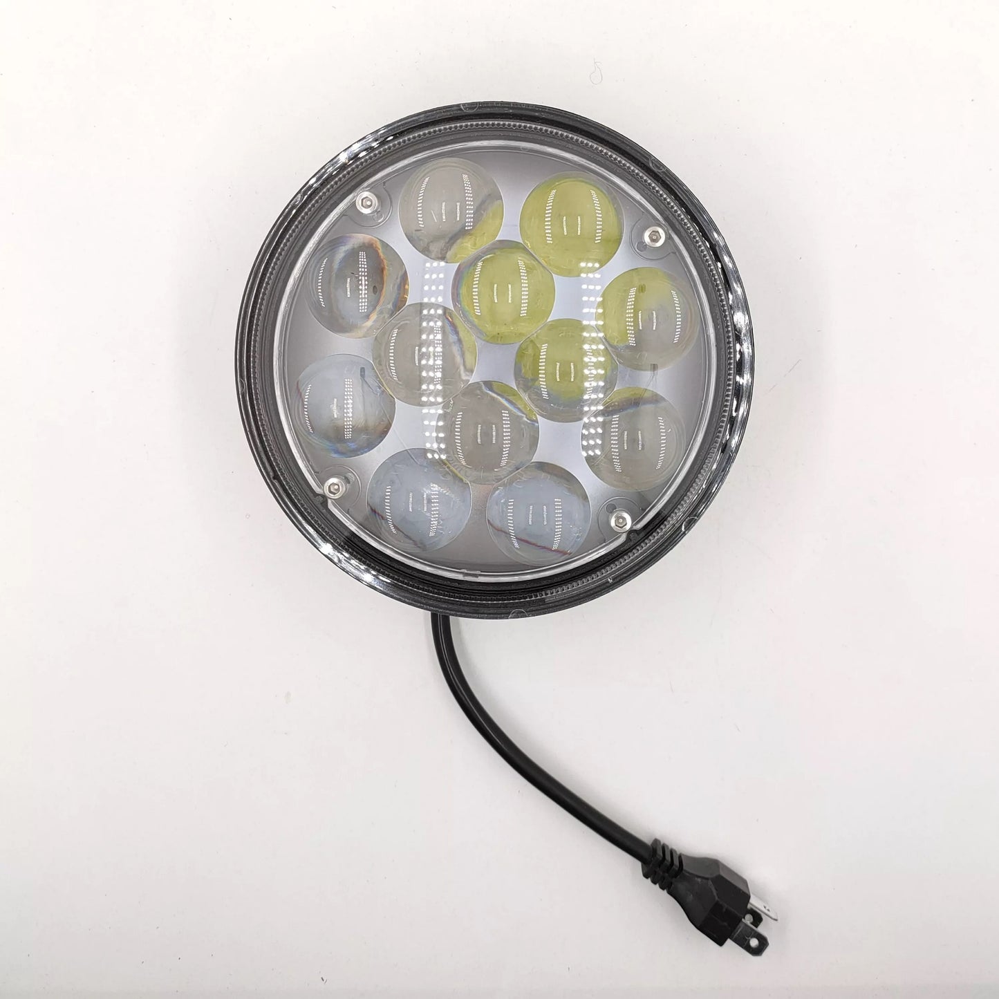 14.5 см LED 5D 36W Универсален прожектор фар лампа халоген с къси / дълги светлини за мотоциклет автомобил офроуд бус ван камион трактор комбайн багер къси/дълги 12V-24V 5,7 инча