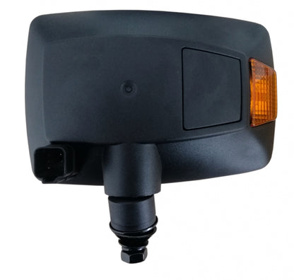 Комплект универсални външни фарове с мигачи мигач къси / дълги свелкини подходящи за трактор мотокар багер комбайн снегорин и др.