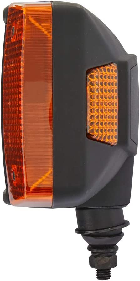 Ляв универсален външен фар с мигач къси / дълги светлини подходящ за трактор мотокар багер комбайн снегорин и др.