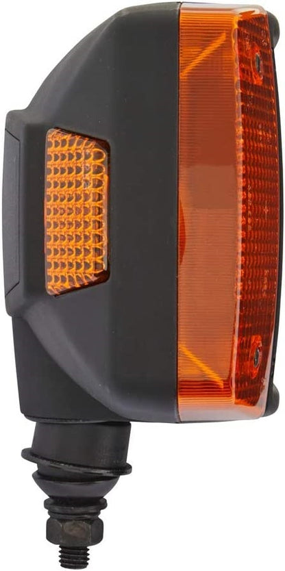 Десен универсален външен фар с мигач къси / дълги светлини подходящ за трактор мотокар багер комбайн снегорин и др.