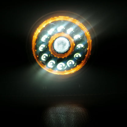 LED Лампа Халоген Таван Външна Интериорна Вътрешна Фар, Бяла и Жълта Светлина, 40W, 4000lm, 12V - 24V, За Камион, Трактор, Земеделски, Селскостопански Машини