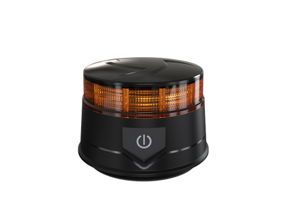 14W LED Безжична Диодна Въртяща се Сигнална Аварийна Лампа Маяк Буркан с Магнит и Вендуза за Пътна Помощ Платформа и др.12V - 24V