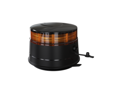 14W LED Безжична Диодна Въртяща се Сигнална Аварийна Лампа Маяк Буркан с Магнит и Вендуза за Пътна Помощ Платформа и др.12V - 24V