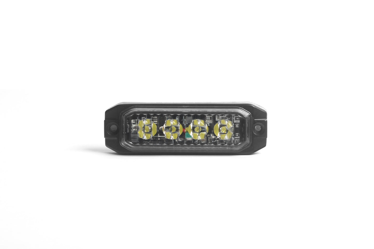 4 LED Жълта Аварийна Лампа Блиц Светлина Мигаща За Пътна Помощ Платформа и др. 12-24V 12W