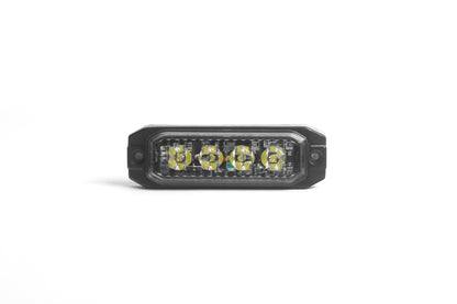 4 LED Жълта Аварийна Лампа Блиц Светлина Мигаща За Пътна Помощ Платформа и др. 12-24V 12W