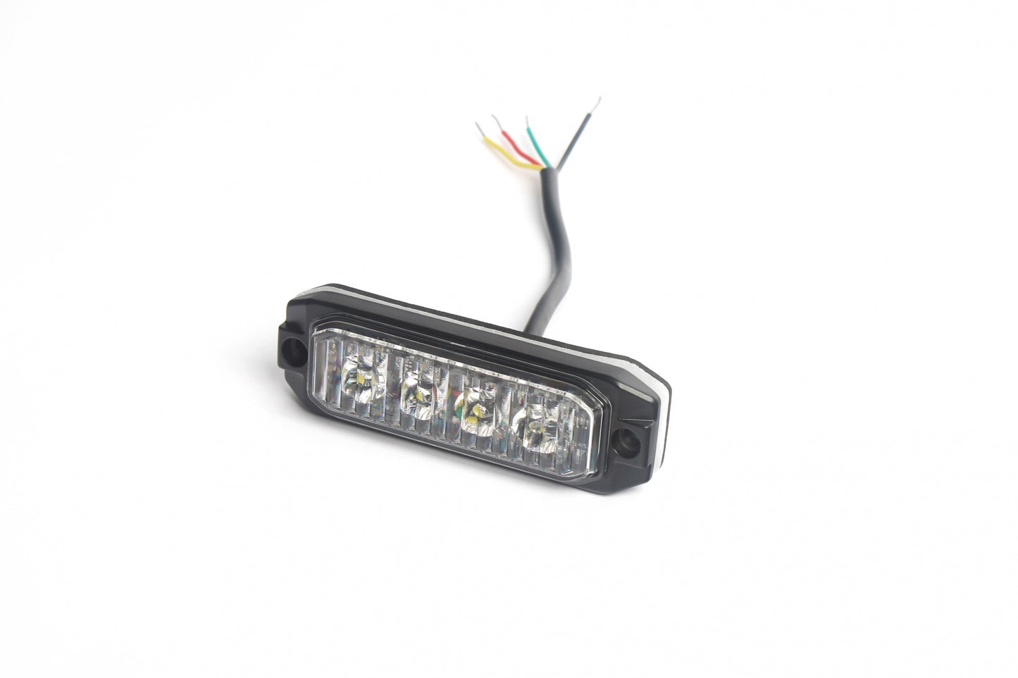 4 LED Жълта Аварийна Лампа Блиц Светлина Мигаща За Пътна Помощ Платформа и др. 12-24V 12W