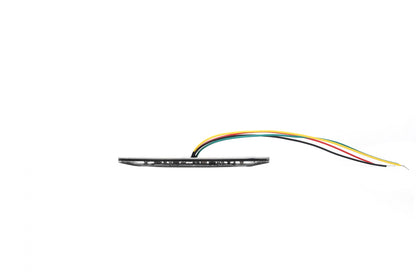 6 LED Жълта Аварийна Лампа Блиц Светлина Мигаща За Пътна Помощ Платформа и др. 10W с 8 режима 8х3 cm. 12-24V