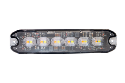 12 LED Комбинирана Жълто-Бяло Аварийна Лампа Блиц Светлина Мигаща За Пътна Помощ Платформа и др. 12-24V