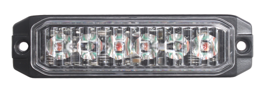 6 LED Блиц Светлина Мигаща Аварийна Лампа За Пътна Помощ Жълта 12V - 24V