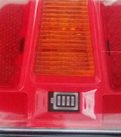 Комплект Безжични Преносими Диодни LED Стопове Wireless с Магнит Неон Neon Ефект 12-24V 165mm х 100mm x 39.5 mm за Ремарке Каравана Платформа и др.