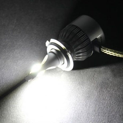 Комплект от 2 броя LED диодни крушки за фар халоген H11 / H8 / H9 12V 36W