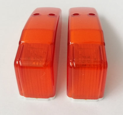 LED Светодиоден оранжев жълт габарит за кабина на камион 12V - 24V за таван 14 х 4 х 6 cm