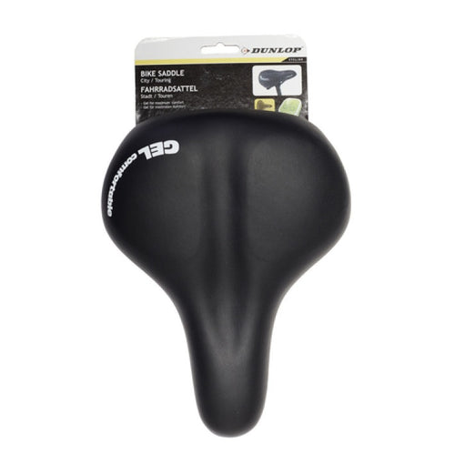 Анатомична седалка за велосипед черна DUNLOP 26.5cm x 18.5cm x 14cm