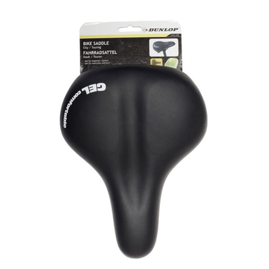 Анатомична седалка за велосипед черна DUNLOP 26.5cm x 18.5cm x 14cm