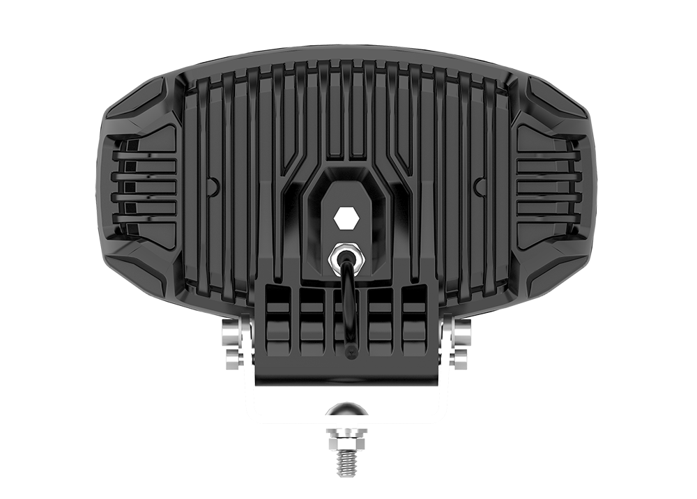 80W LED  Диоден Фар Халоген Лампа С Три Функции Неон Neon Ефект Бяло-Жълто / Оранжево 5800lm 12V - 24V E-Mark