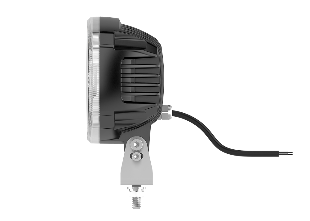 80W LED  Диоден Фар Халоген Лампа С Три Функции Неон Neon Ефект Бяло-Жълто / Оранжево 5800lm 12V - 24V E-Mark