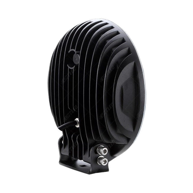 LED Диоден Халоген Фар Бял Оранжев Габарит Ø 180 мм 12V 24V 12 Диода за джип камион трактор багер земеделски машини и др.