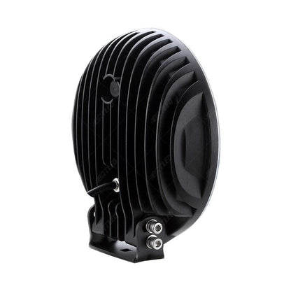 LED Диоден Халоген Фар Бял Оранжев Габарит Ø 180 мм 12V 24V 12 Диода за джип камион трактор багер земеделски машини и др.