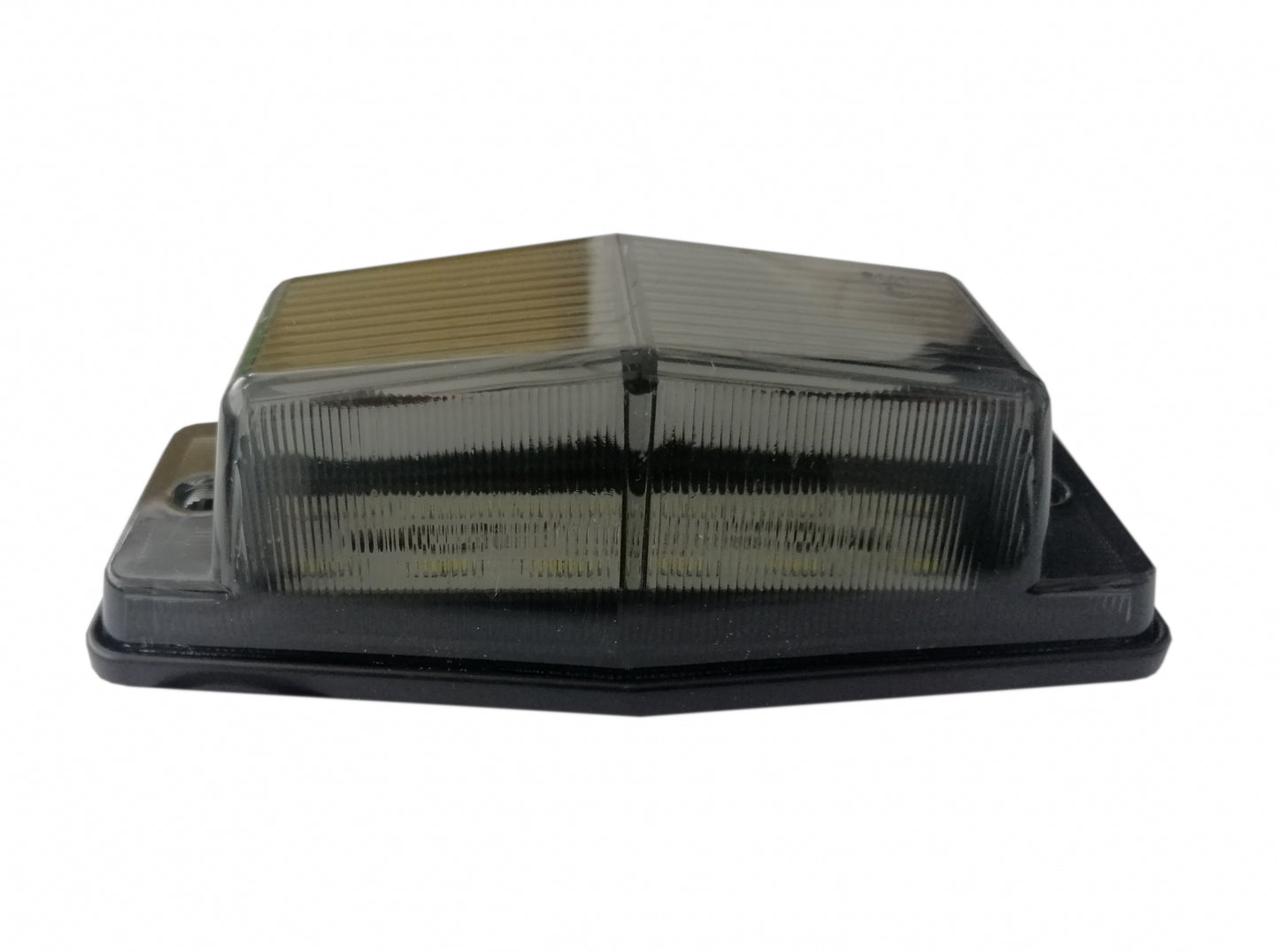 1 брой LED  Диоден Бял Габарит с Двойно опушено Стъкло 12 Диода 12V - 24V За Камион Трактор Багер Селскостопански Машини и др.