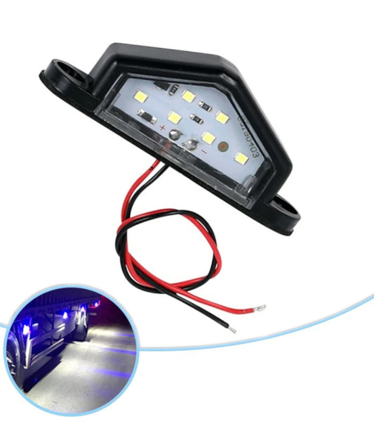 12V LED Диодно осветление за заден регистрационен номер за Автомобил Камион Бус Ремарке Каравана и др.
