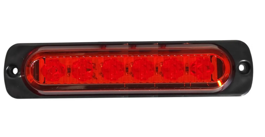 LED  Диоден 12-24V Габарит Маркер Токос за камион бус ван каравана платформа кемпер червен 112 x 28mm