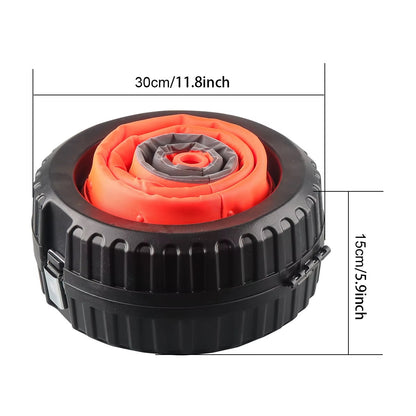 Авариен Комплект Светлоотразителен Конус 11 Части За Автомобил Кола Камион