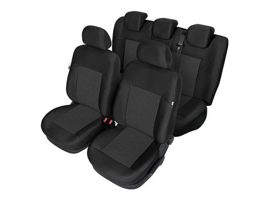 Пълен Комплект Тапицерия Kegel за предни+задни седалки на Toyota Yaris Mk3 2011-2019 Черна Текстил