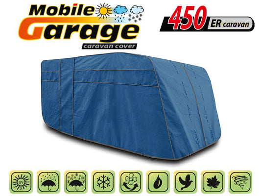 Висококачествено Покривало Kegel за каравана син цвят Серия Mobile Garage 450ER
